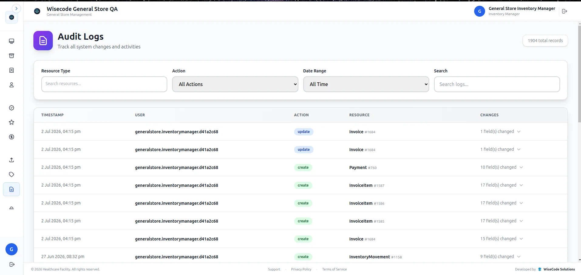Audit Logs